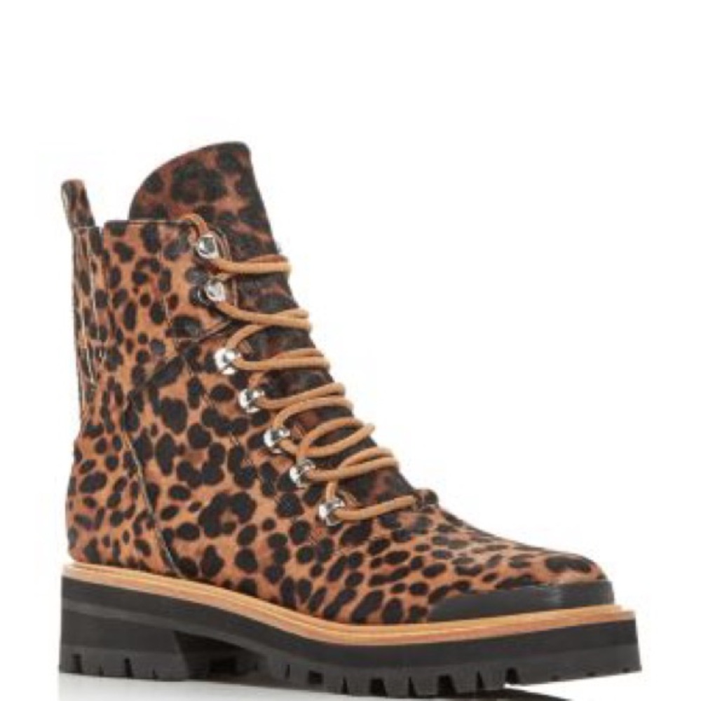 Marc Fisher Calf Hair Combat Boots
